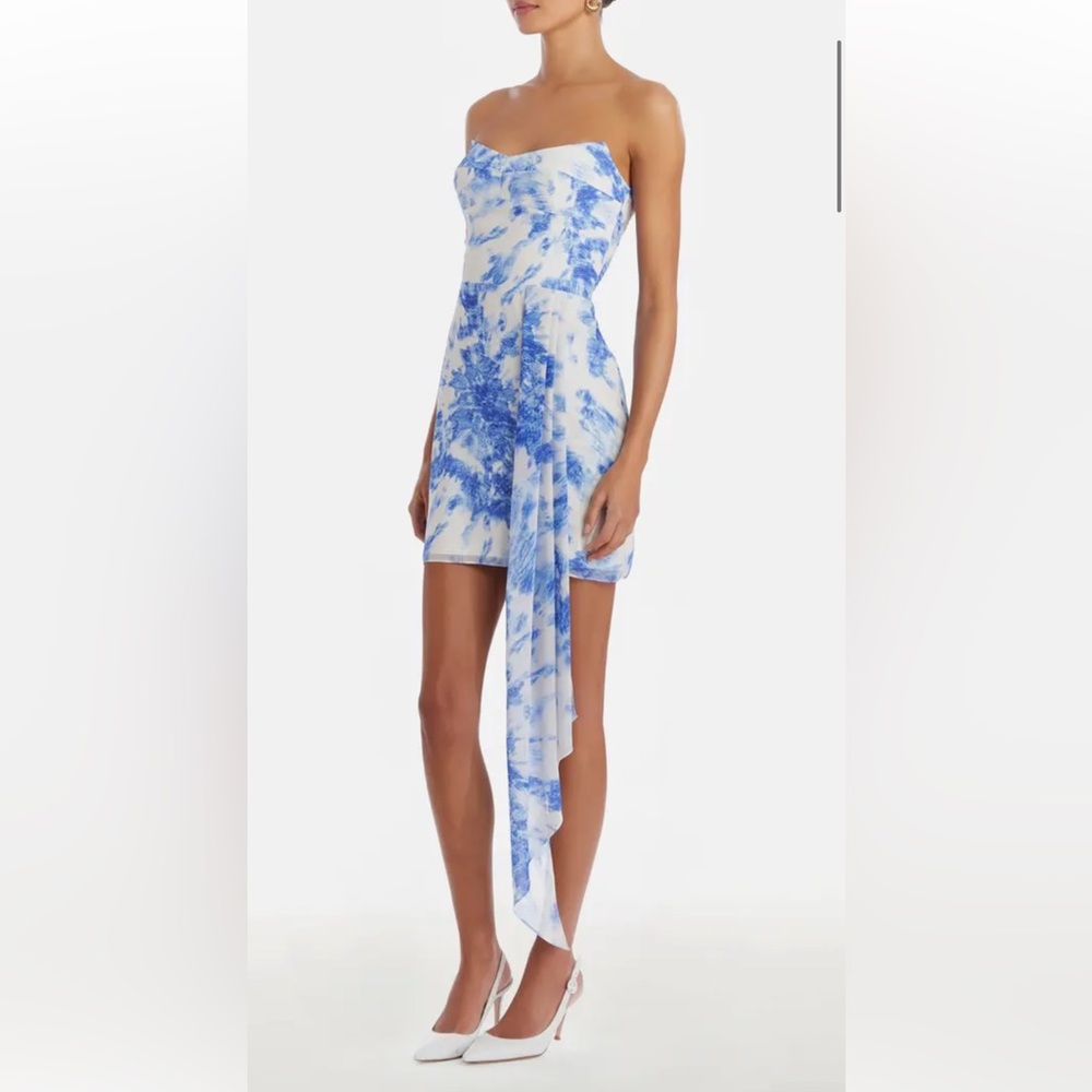 NWT Amanda Uprichard Treasure Strapless Sheath Minidress. Size Medium